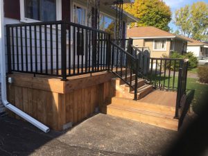 Front Railing and Deck